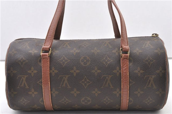 Authentic Louis Vuitton Monogram Papillon 30 Hand Bag Old Model LV 2413F