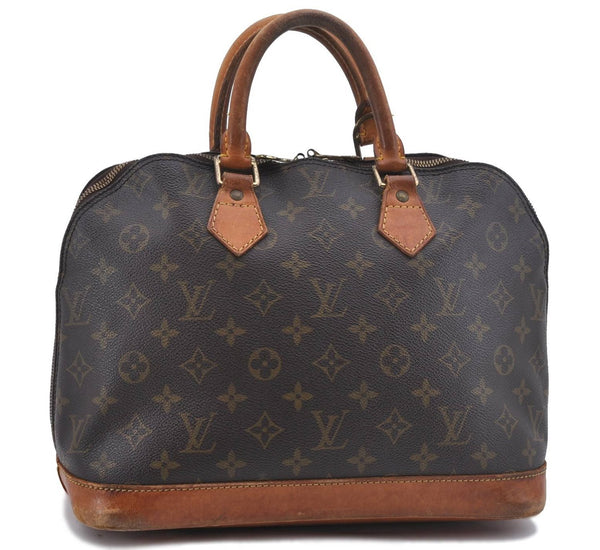 Authentic Louis Vuitton Monogram Alma Hand Bag M51130 LV 2416D