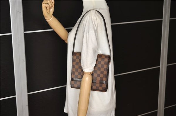 Authentic Louis Vuitton Damier Tribeca Mini Shoulder Bag Purse N51162 LV 2416F