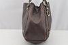Authentic GUCCI Guccissima Abbey Shoulder Tote Bag GG Leather 130736 Brown 2416I