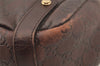 Authentic GUCCI Guccissima Abbey Shoulder Tote Bag GG Leather 130736 Brown 2416I
