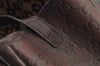 Authentic GUCCI Guccissima Abbey Shoulder Tote Bag GG Leather 130736 Brown 2416I