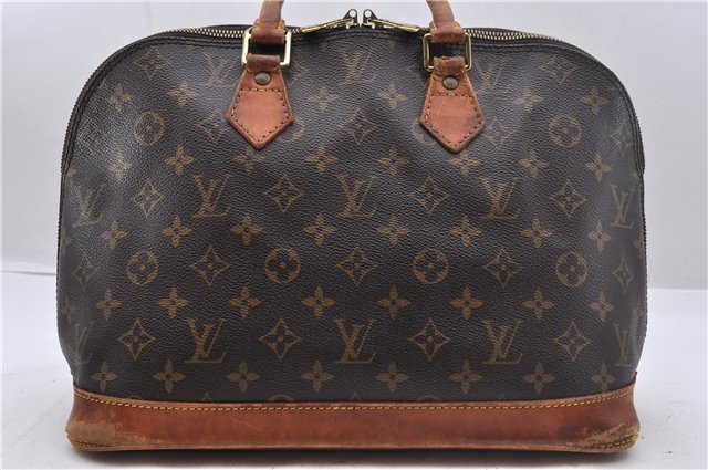 Authentic Louis Vuitton Monogram Alma Hand Bag M51130 LV Junk 2417D