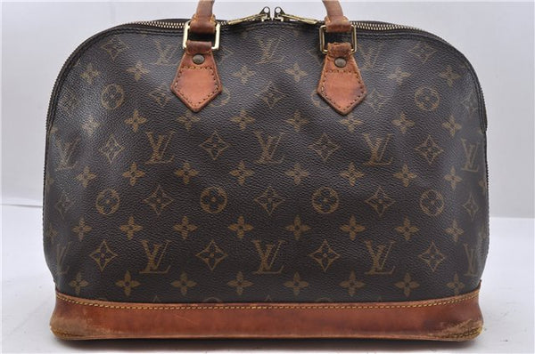 Authentic Louis Vuitton Monogram Alma Hand Bag M51130 LV Junk 2417D