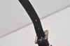 Authentic FENDI Zucchino Shoulder Hand Bag Purse Canvas Leather Navy Blue 2417I
