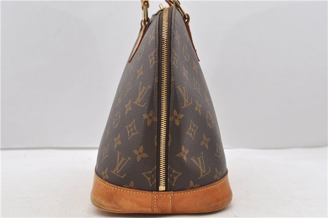 Authentic Louis Vuitton Monogram Alma Hand Bag Purse M51130 LV 2418D