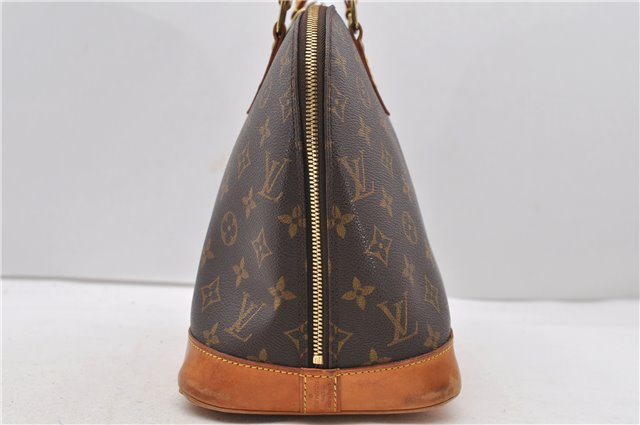 Authentic Louis Vuitton Monogram Alma Hand Bag Purse M51130 LV 2418D