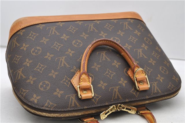 Authentic Louis Vuitton Monogram Alma Hand Bag Purse M51130 LV 2418D