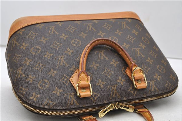 Authentic Louis Vuitton Monogram Alma Hand Bag Purse M51130 LV 2418D