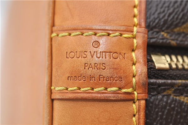 Authentic Louis Vuitton Monogram Alma Hand Bag Purse M51130 LV 2418D
