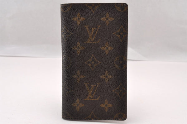 Authentic Louis Vuitton Monogram Agenda Poche Planner Cover R20503 LV 2418I