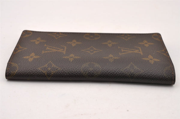 Authentic Louis Vuitton Monogram Agenda Poche Planner Cover R20503 LV 2418I