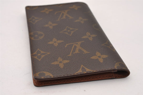 Authentic Louis Vuitton Monogram Agenda Poche Planner Cover R20503 LV 2418I
