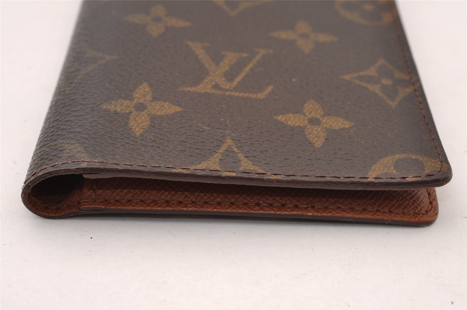 Authentic Louis Vuitton Monogram Agenda Poche Planner Cover R20503 LV 2418I