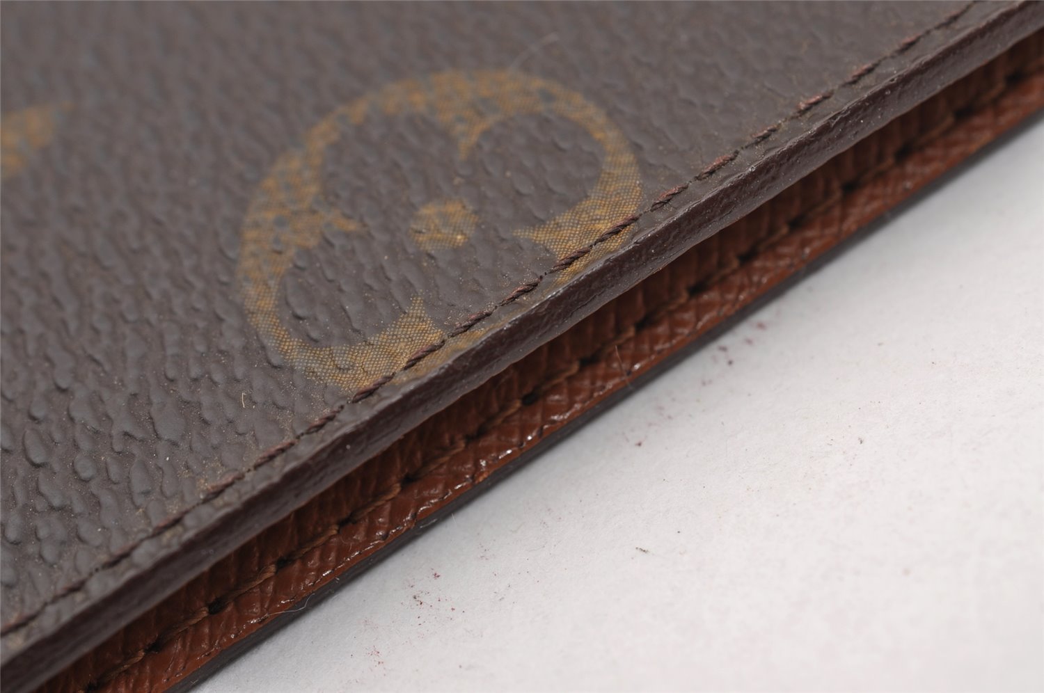 Authentic Louis Vuitton Monogram Agenda Poche Planner Cover R20503 LV 2418I