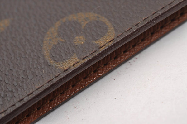 Authentic Louis Vuitton Monogram Agenda Poche Planner Cover R20503 LV 2418I