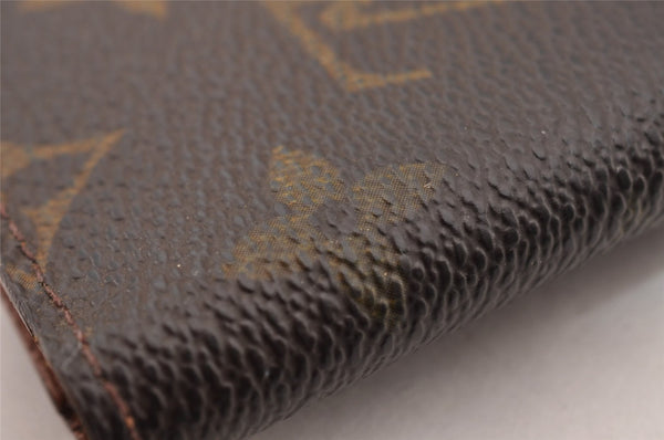 Authentic Louis Vuitton Monogram Agenda Poche Planner Cover R20503 LV 2418I