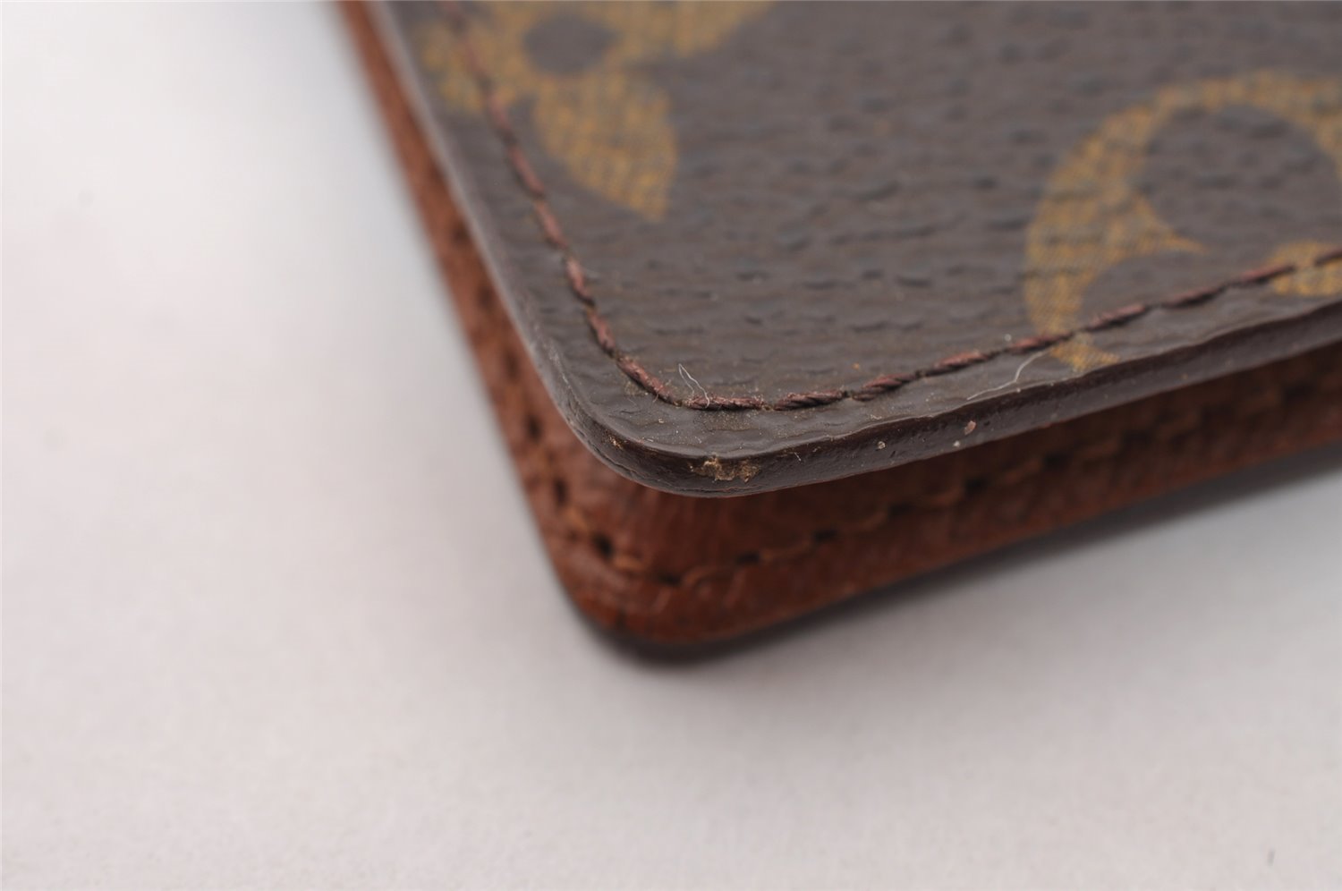 Authentic Louis Vuitton Monogram Agenda Poche Planner Cover R20503 LV 2418I