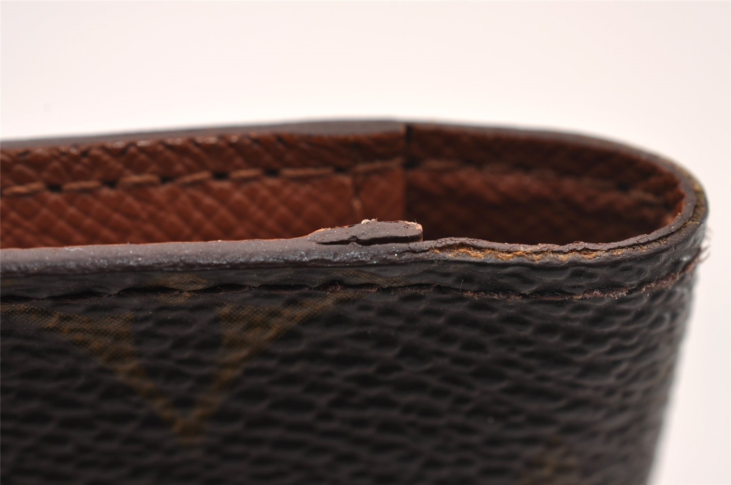 Authentic Louis Vuitton Monogram Agenda Poche Planner Cover R20503 LV 2418I