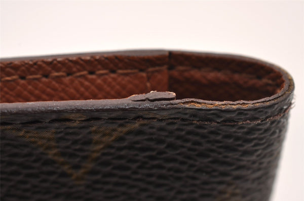 Authentic Louis Vuitton Monogram Agenda Poche Planner Cover R20503 LV 2418I