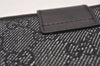 Authentic GUCCI Note Book Notebook Cover GG Canvas Leather 74259 Black 2419I
