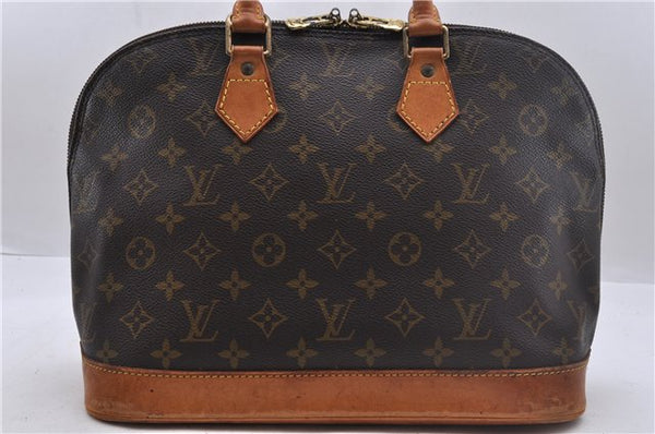 Authentic Louis Vuitton Monogram Alma Hand Bag Purse M51130 LV 2420D