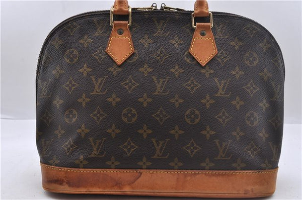 Authentic Louis Vuitton Monogram Alma Hand Bag Purse M51130 LV 2420D