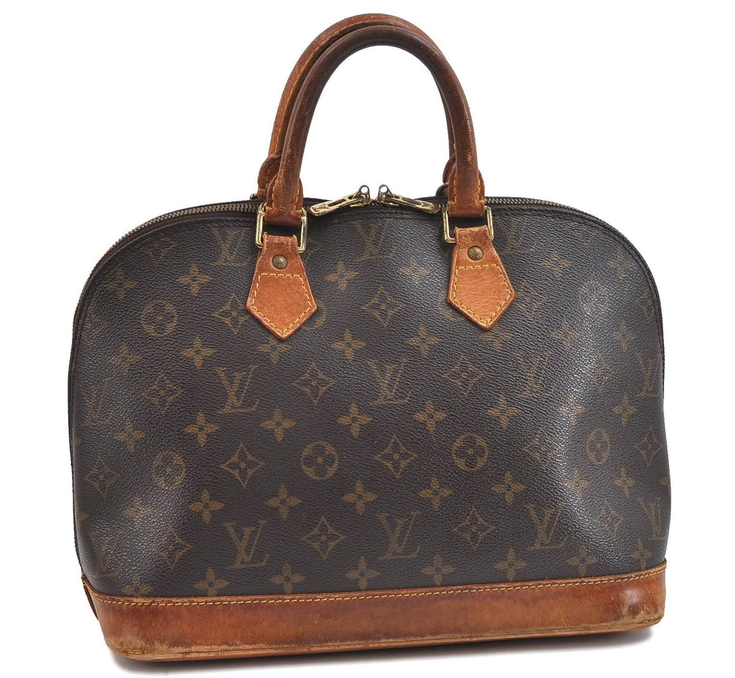 Authentic Louis Vuitton Monogram Alma Hand Bag M51130 LV 2421D