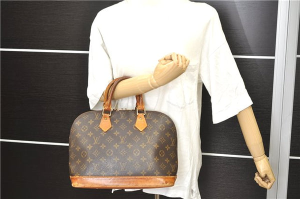 Authentic Louis Vuitton Monogram Alma Hand Bag M51130 LV 2421D