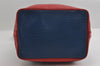 Auth Louis Vuitton Epi Noe Tricolor Blue Red Green M44082 Drawstring Bag 2421I