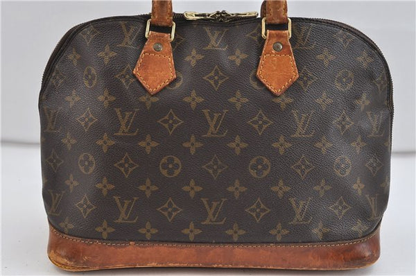 Authentic Louis Vuitton Monogram Alma Hand Bag M51130 LV Junk 2423D