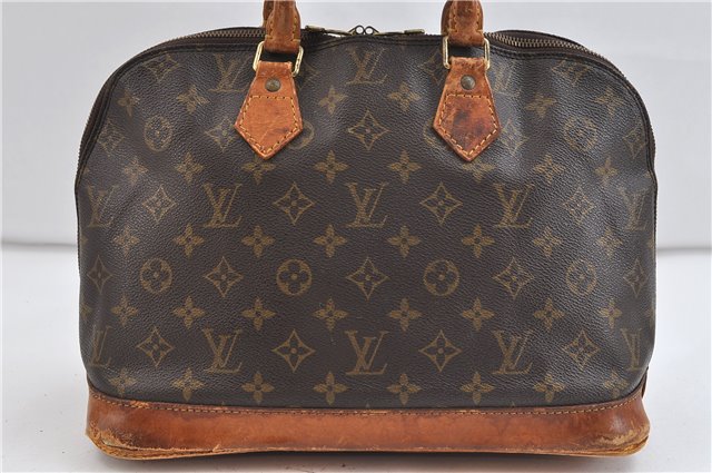 Authentic Louis Vuitton Monogram Alma Hand Bag M51130 LV Junk 2423D