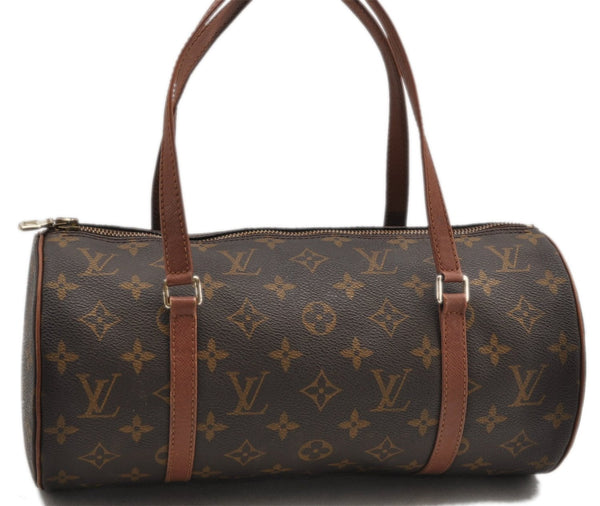 Authentic Louis Vuitton Monogram Papillon 30 Hand Bag Old Model LV 2423F