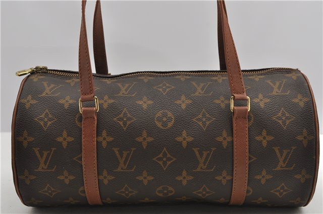 Authentic Louis Vuitton Monogram Papillon 30 Hand Bag Old Model LV 2423F