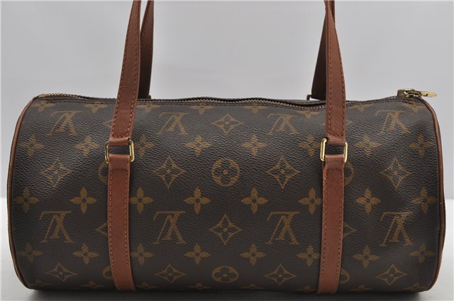 Authentic Louis Vuitton Monogram Papillon 30 Hand Bag Old Model LV 2423F