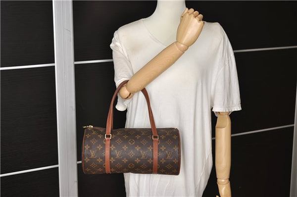 Authentic Louis Vuitton Monogram Papillon 30 Hand Bag Old Model LV 2423F