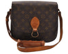 Authentic Louis Vuitton Monogram Saint Cloud GM M51242 Shoulder Cross Bag 2423I