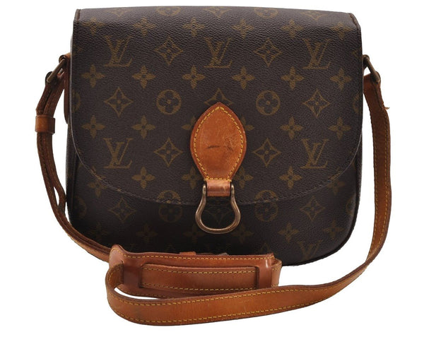 Authentic Louis Vuitton Monogram Saint Cloud GM M51242 Shoulder Cross Bag 2423I
