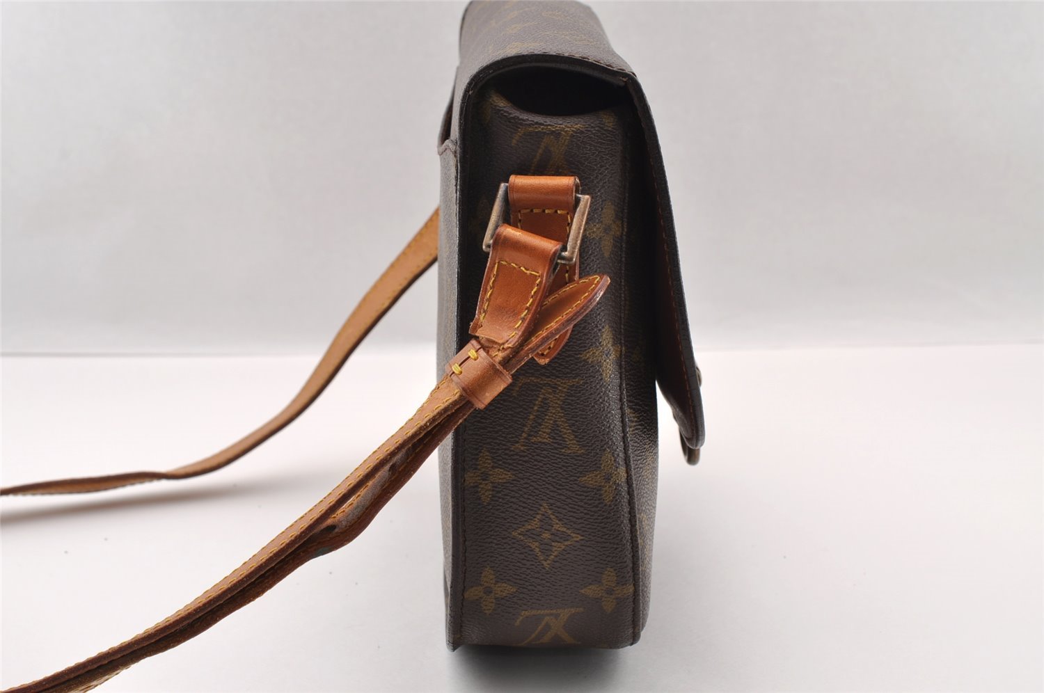 Authentic Louis Vuitton Monogram Saint Cloud GM M51242 Shoulder Cross Bag 2423I