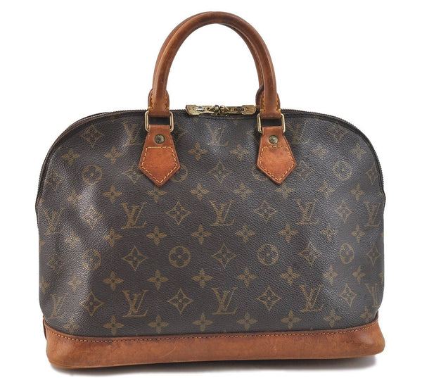 Authentic Louis Vuitton Monogram Alma Hand Bag M51130 LV 2424D