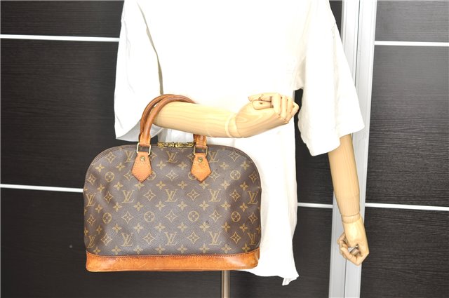 Authentic Louis Vuitton Monogram Alma Hand Bag M51130 LV 2424D