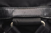 Authentic PRADA VELA Nylon Tessuto Leather Backpack B4650 Black 2424I