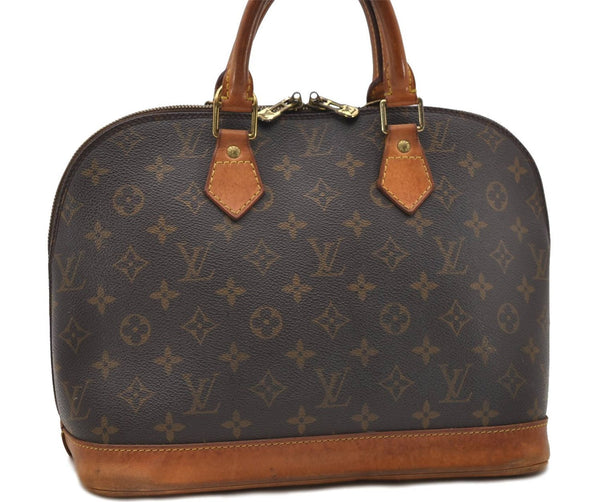 Authentic Louis Vuitton Monogram Alma Hand Bag M51130 LV 2425D