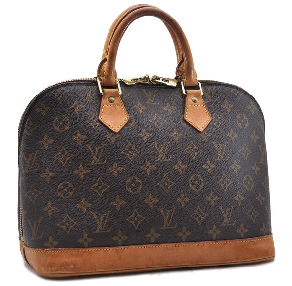 Authentic Louis Vuitton Monogram Alma Hand Bag M51130 LV 2427D