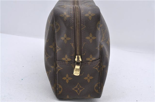 Auth Louis Vuitton Monogram Trousse Toilette 28 Clutch Hand Bag M47522 LV 2428D