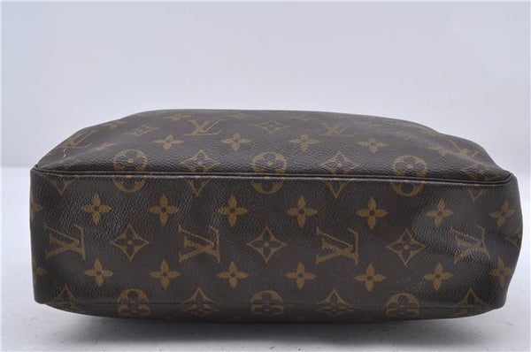 Auth Louis Vuitton Monogram Trousse Toilette 28 Clutch Hand Bag M47522 LV 2428D