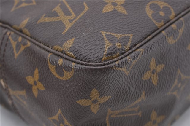 Auth Louis Vuitton Monogram Trousse Toilette 28 Clutch Hand Bag M47522 LV 2428D