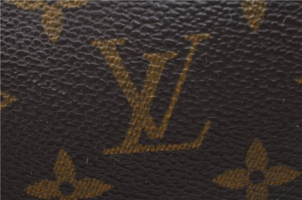 Auth Louis Vuitton Monogram Trousse Toilette 28 Clutch Hand Bag M47522 LV 2428D