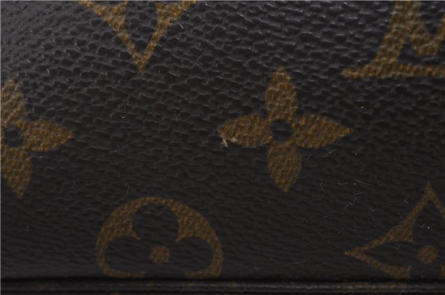 Auth Louis Vuitton Monogram Trousse Toilette 28 Clutch Hand Bag M47522 LV 2428D