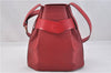 Auth Louis Vuitton Epi Sac De Paule PM Shoulder Cross Bag Red M80207 LV 2428F